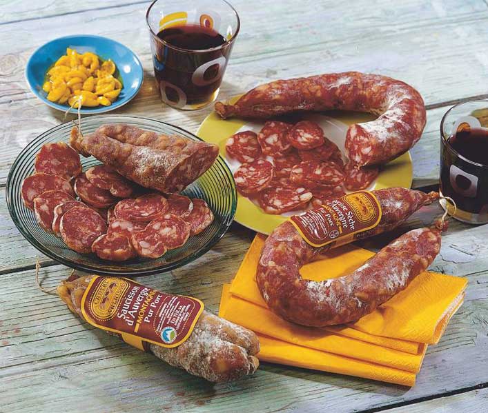 Saucisson sec et saucisse sèche d'Auvergne - Cantal Salaisons