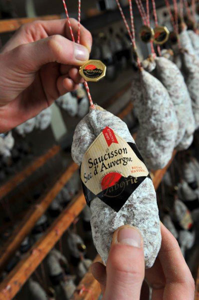 Saucisson sec d'Auvergne - Charcuterie Laborie