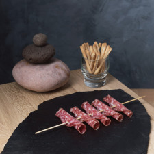 Saucisson sec d’Auvergne – Brochette de rosette